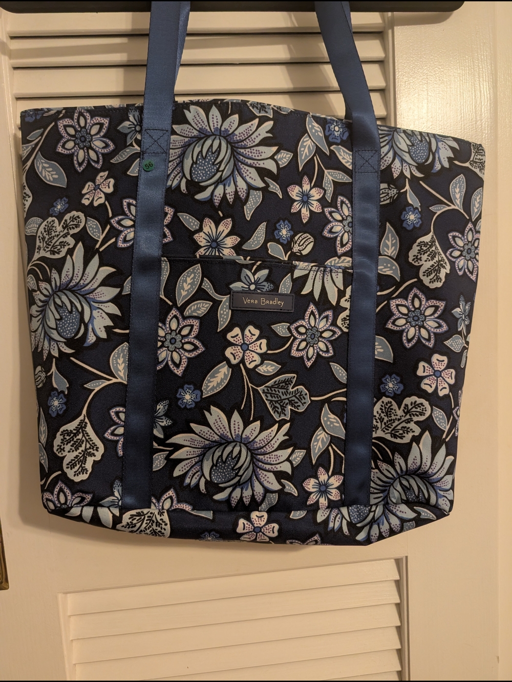 Vera Bradley Navy Blue Floral Insulated Tote
